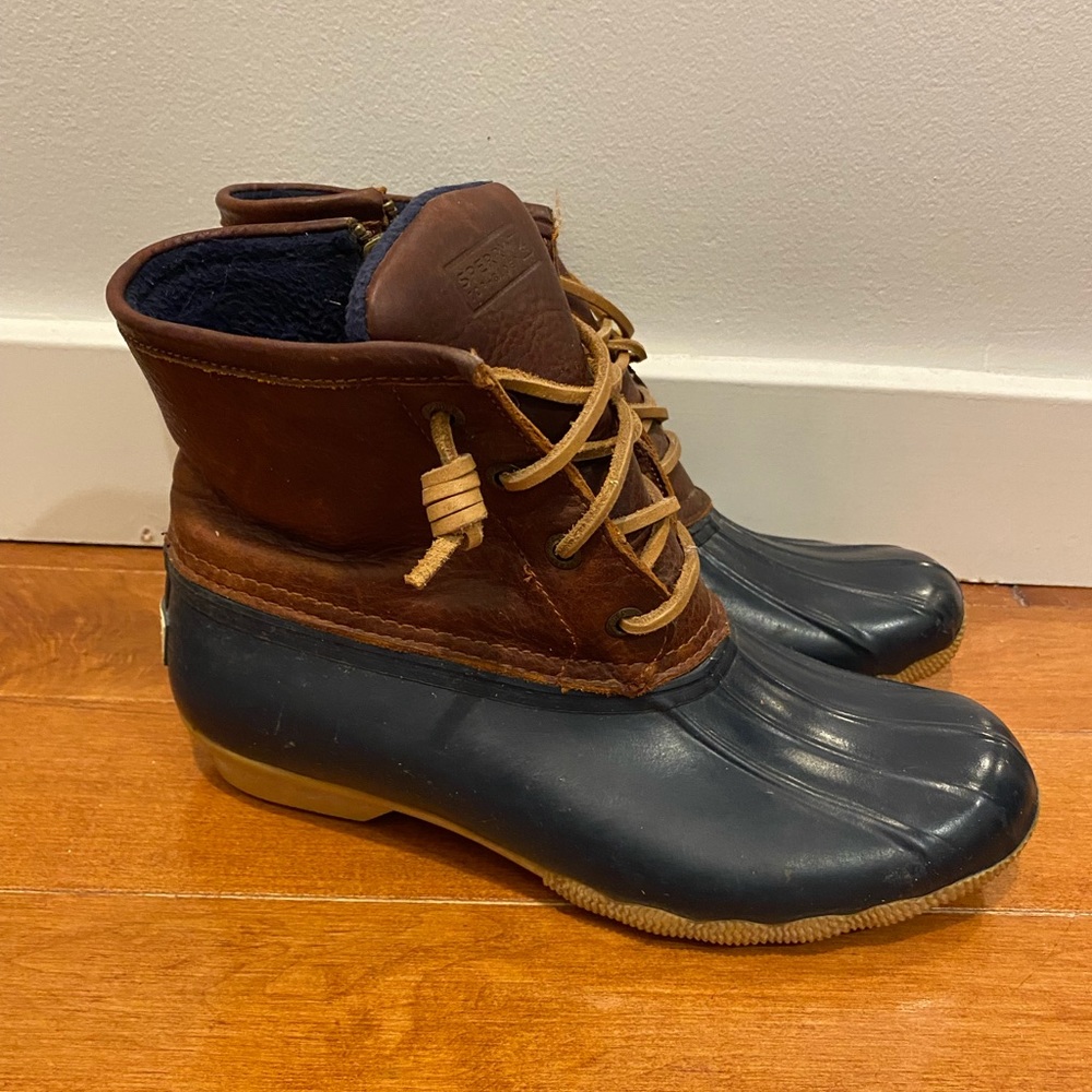 Sperry Women's Saltwater Waterproof Duck Booties